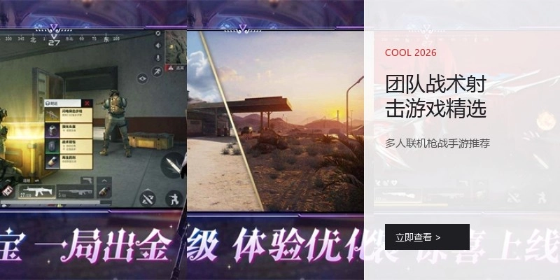团队战术射击游戏精选