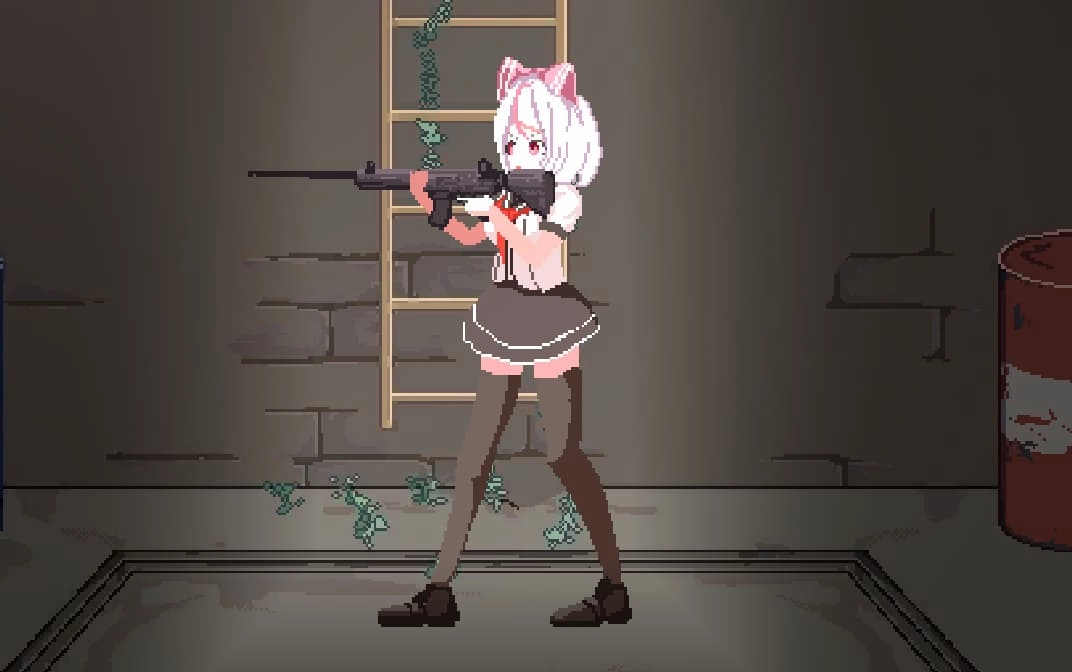 白毛少女大战僵尸圣诞版4