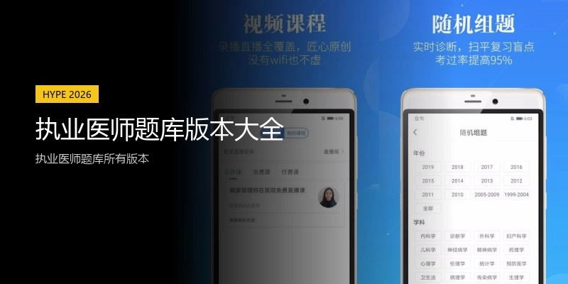 执业医师题库版本大全