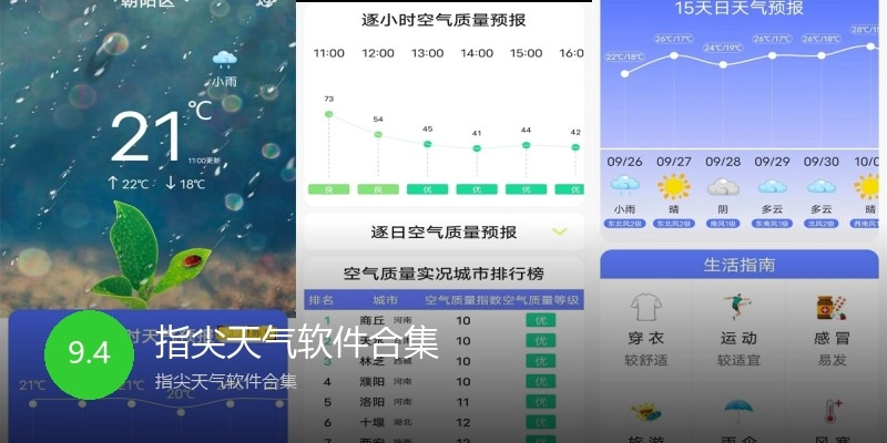 指尖天气软件合集
