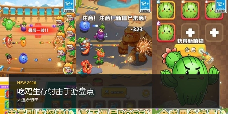 吃鸡生存射击手游盘点
