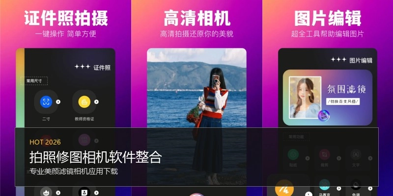 拍照修图相机软件整合