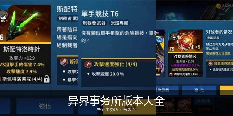 异界事务所版本大全