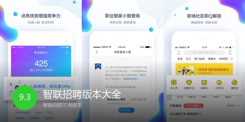 智联招聘版本大全