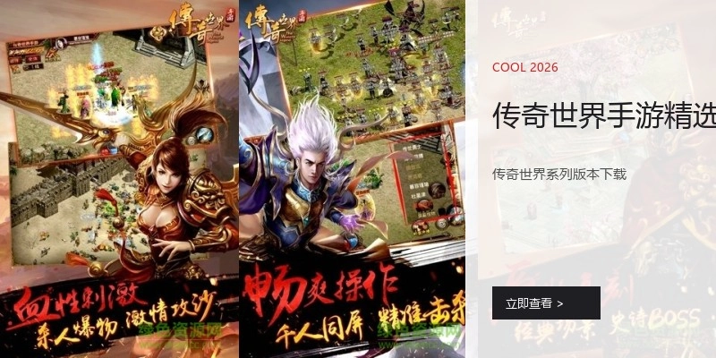 传奇世界手游精选