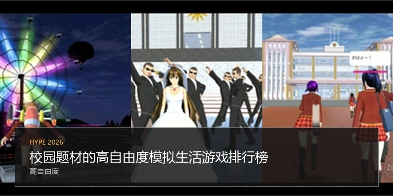校园题材的高自由度模拟生活游戏排行榜