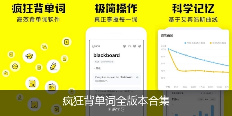 疯狂背单词全版本合集