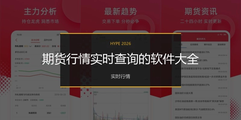 期货行情实时查询的软件大全