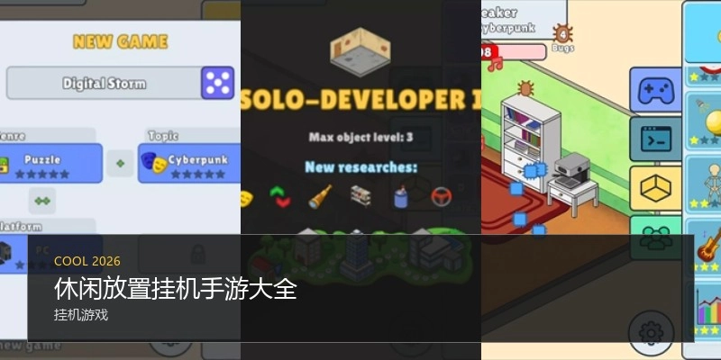 休闲放置挂机手游大全