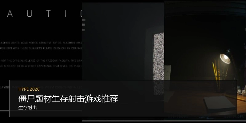 僵尸题材生存射击游戏推荐