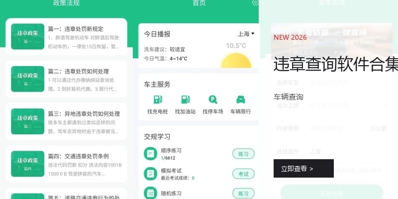 违章查询软件合集