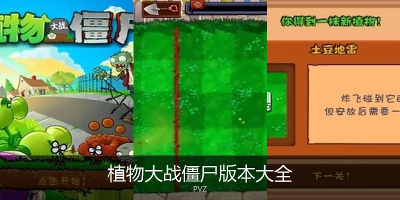 植物大战僵尸版本大全
