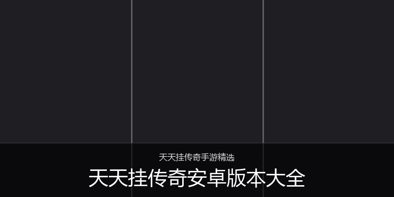 天天挂传奇安卓版本大全