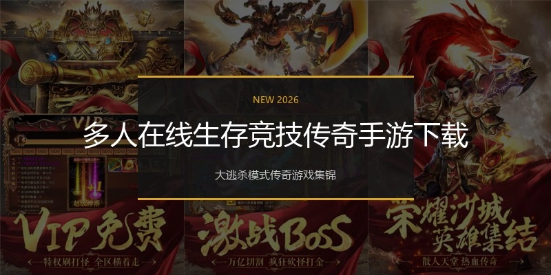 多人在线生存竞技传奇手游下载