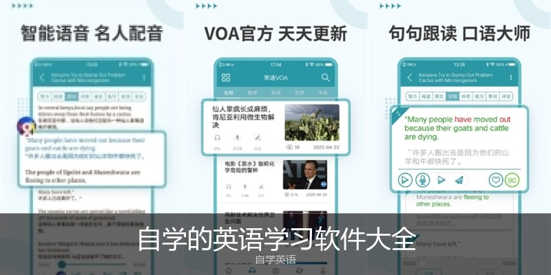 自学的英语学习软件大全