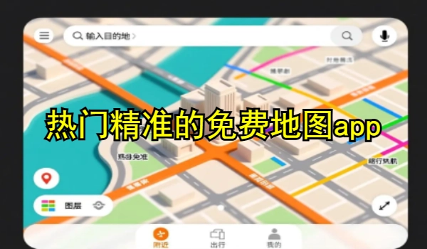 热门精准的免费地图app