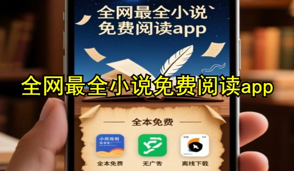 全网最全小说免费阅读app