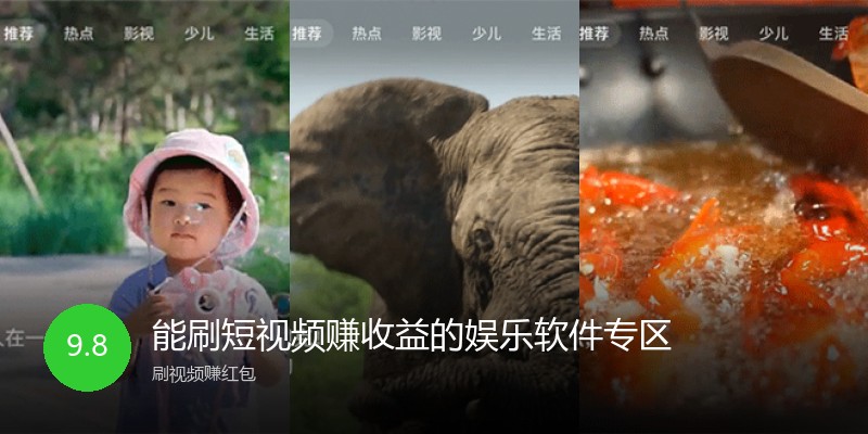 能刷短视频赚收益的娱乐软件专区