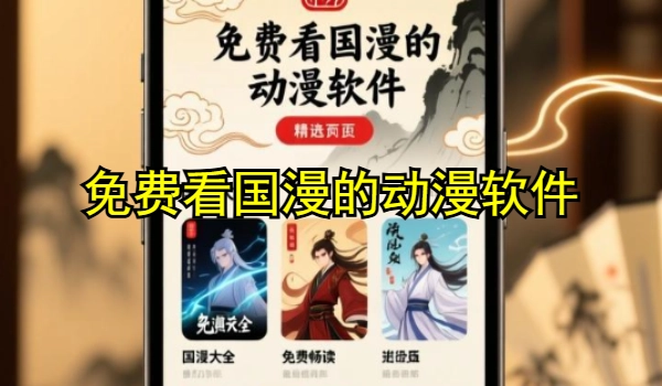免费看国漫的动漫软件