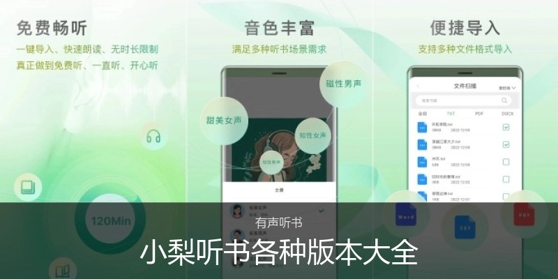 小梨听书各种版本大全