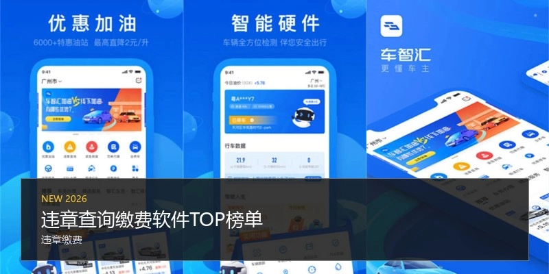 违章盘问缴费软件TOP榜单