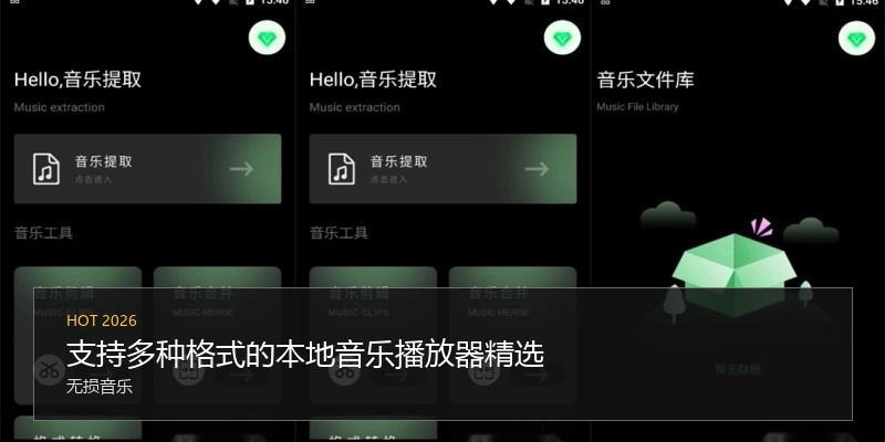 支持多种格式的本地音乐播放器精选