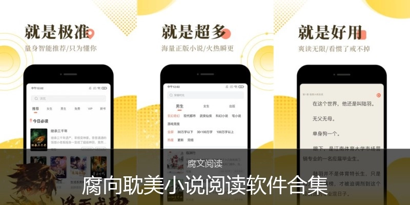 腐向耽美小说阅读软件合集