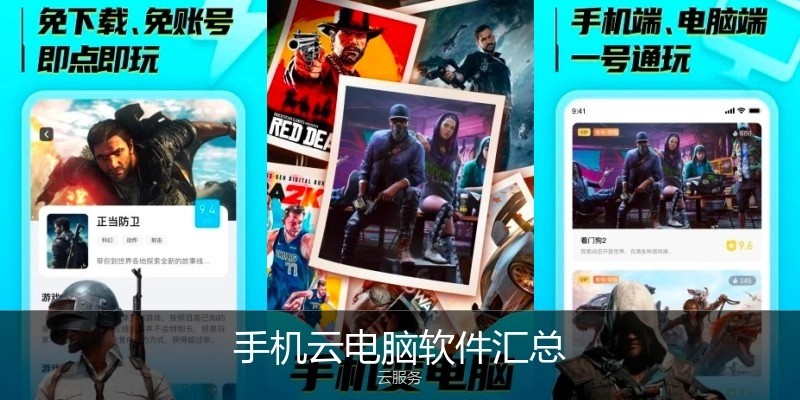 手机云电脑软件汇总