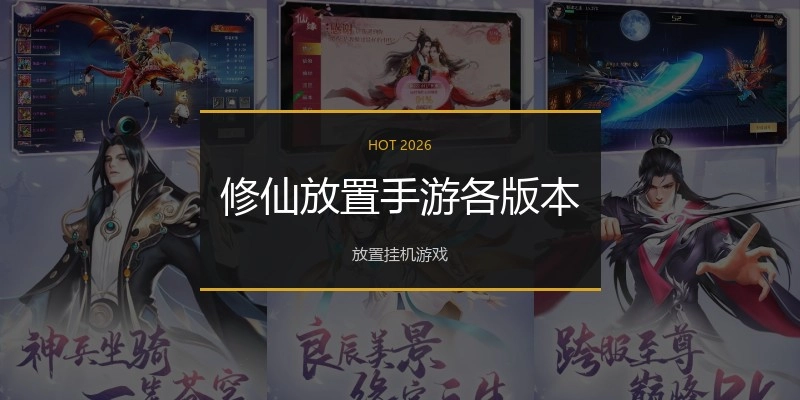 修仙放置手游各版本
