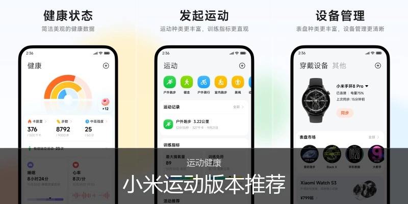 小米运动版本推荐