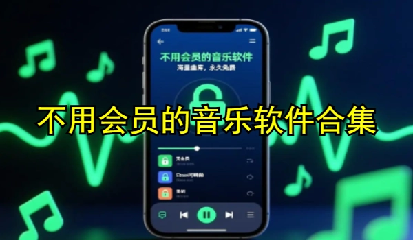 不必会员的音乐软件合集
