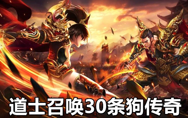 道士召唤30条狗传奇