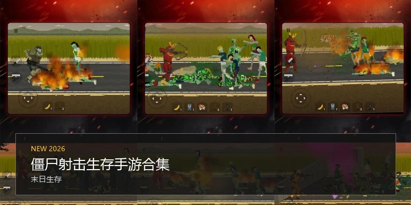 僵尸射击生存手游合集
