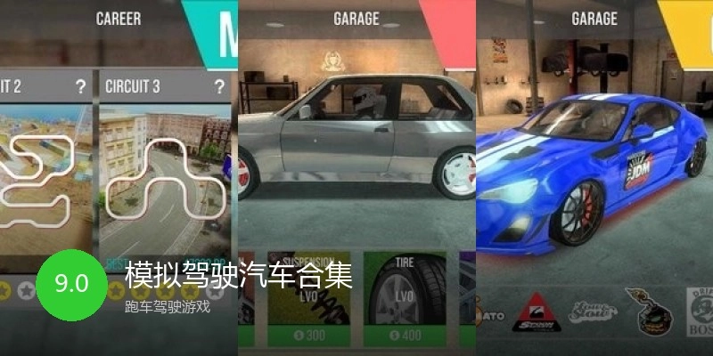 模拟驾驶汽车合集