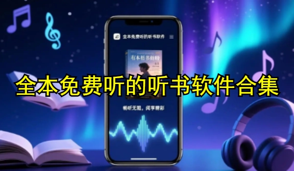 全本免费听的听书软件合集
