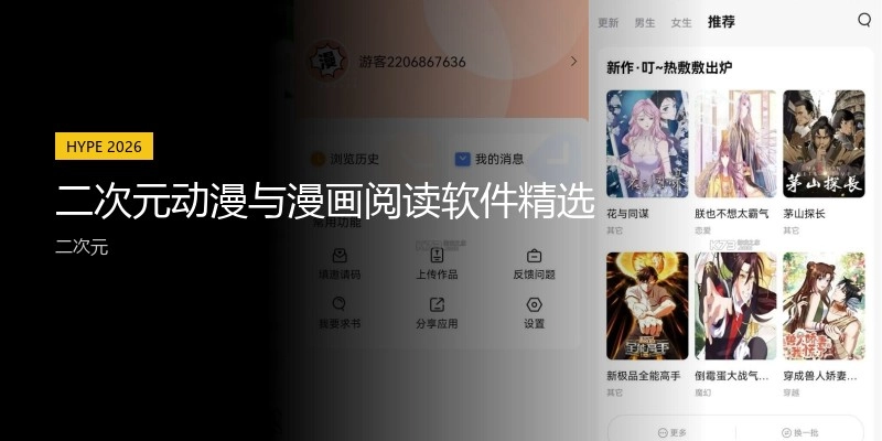 二次元动漫与漫画阅读软件精选
