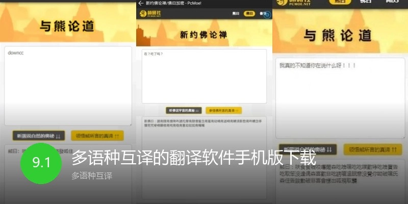 多语种互译的翻译软件手机版下载
