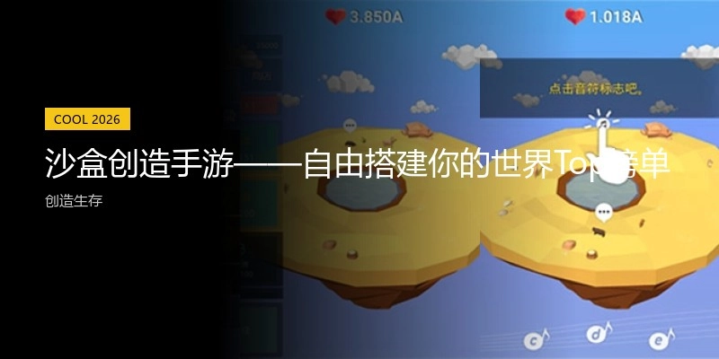 沙盒创造手游&mdash;&mdash;自由搭建你的世界Top榜单