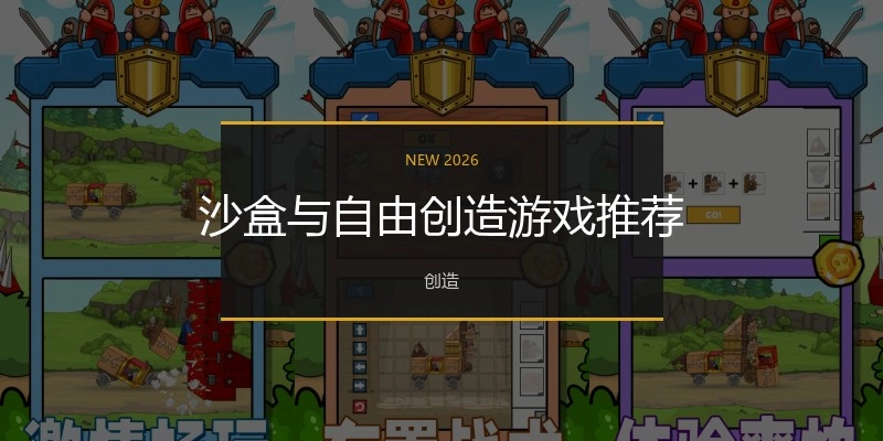 沙盒与自由创造游戏推荐