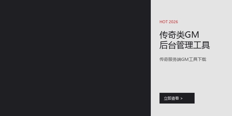 传奇类GM后台管理工具
