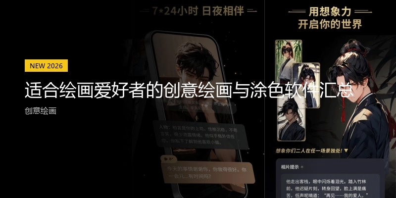 适合绘画爱好者的创意绘画与涂色软件汇总