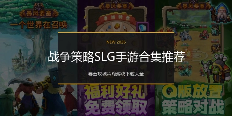 战争策略SLG手游合集推荐