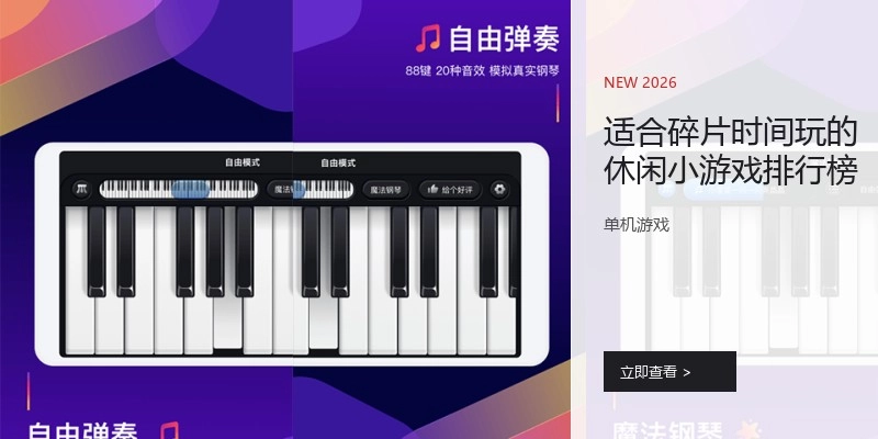 适合碎片时间玩的休闲小游戏排行榜