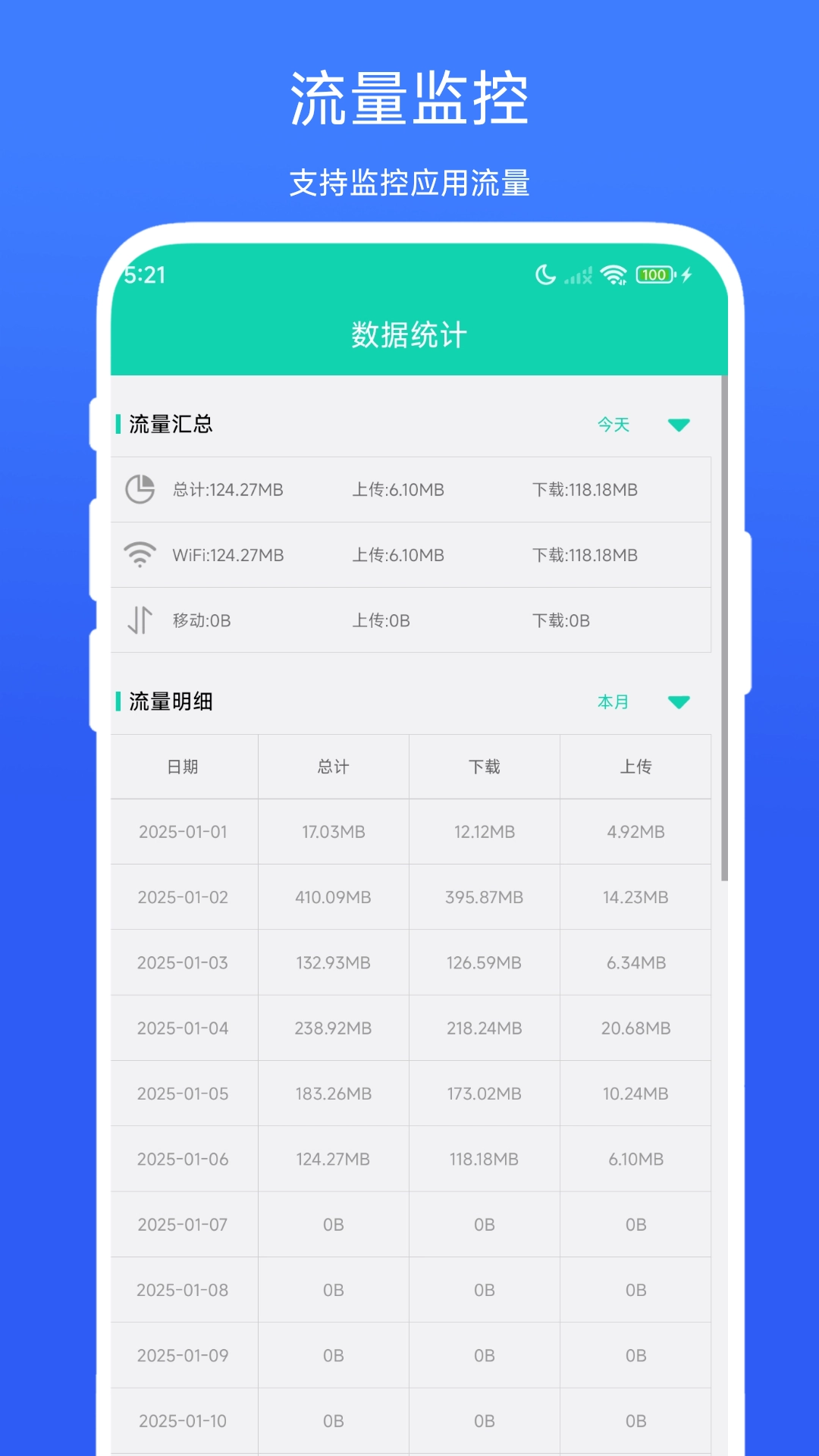 超级流量监控免费版下载