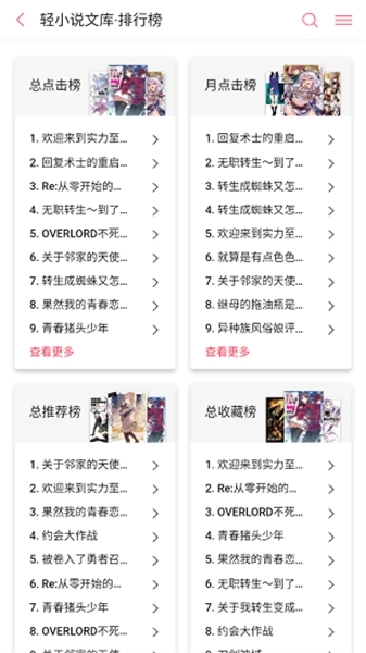 哔哩轻小说官网版2