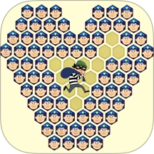警察围堵小偷