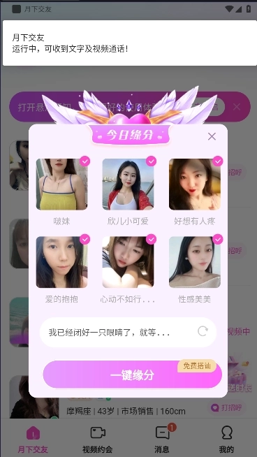 月下交友聊天软件  安卓版