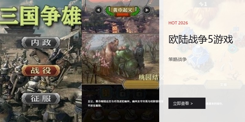 欧陆战争5游戏