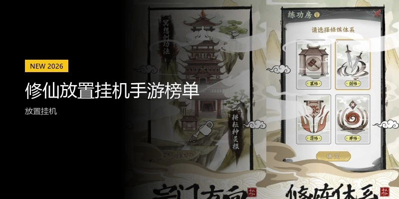 修仙放置挂机手游榜单