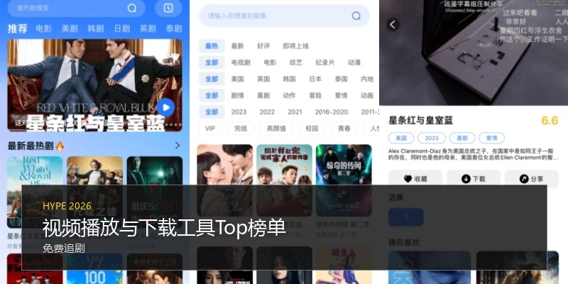 视频播放与下载工具Top榜单